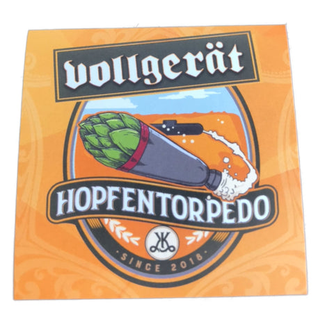 Image of Vollgerät Hopfentorpedo - Sticker Set (5 Stück)