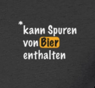 Image of Spuren von Bier - Shirt