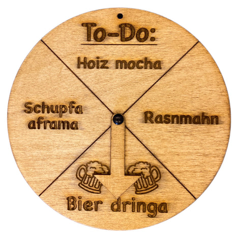 Image of Holz-To-Do deutsch / bayrisch Version