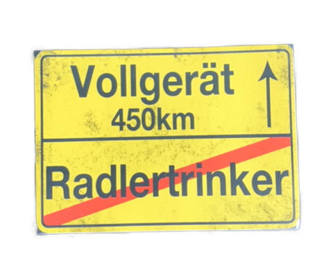 Image of Vollgerät Ortsschild - Sticker Set (5 Stück)